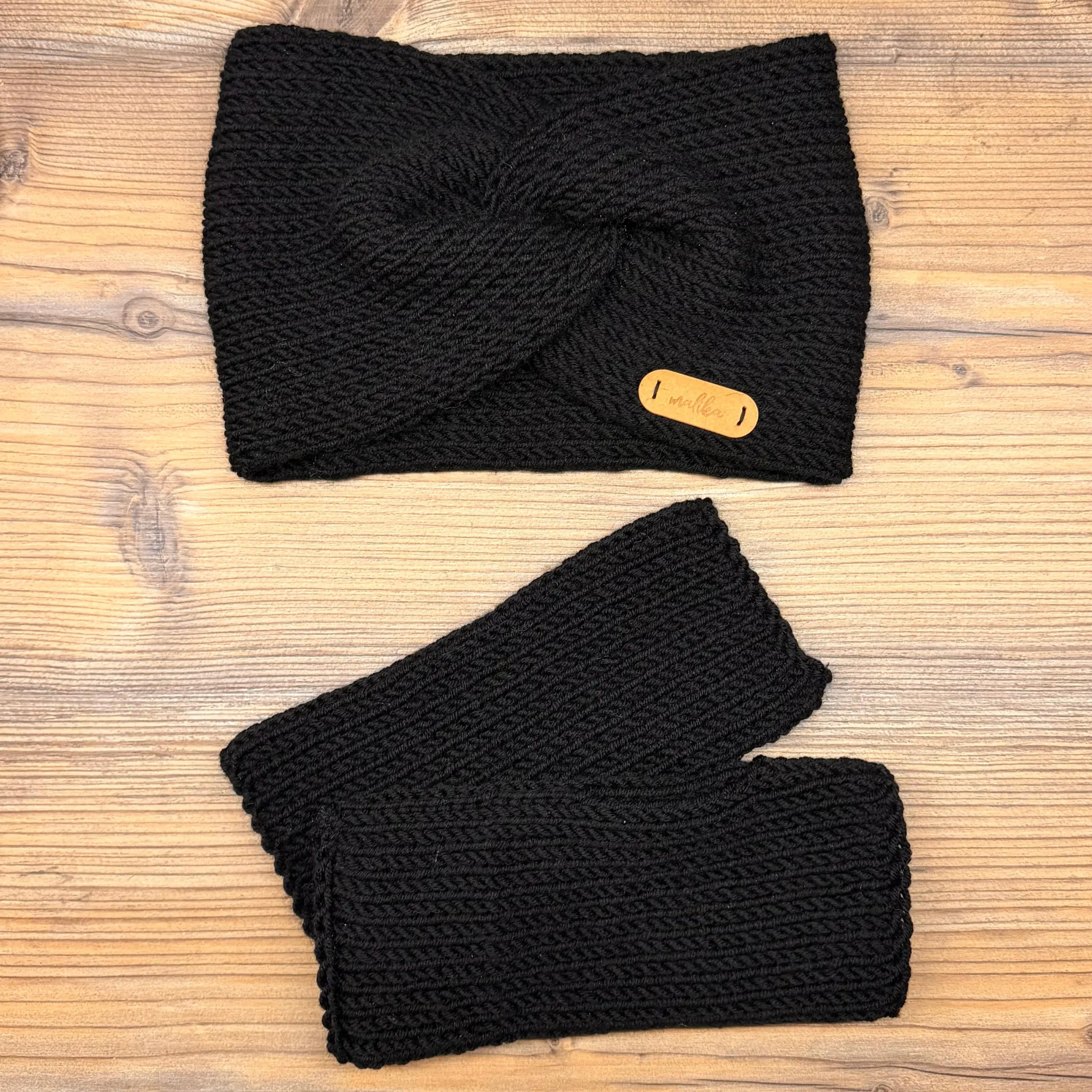 SET Stirnband + Armstulpen